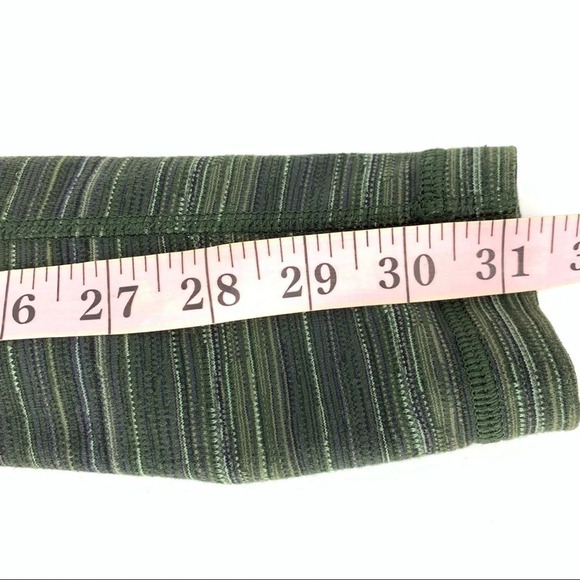 Lululemon Wunder Under green striped leggings - Picture 10 of 10